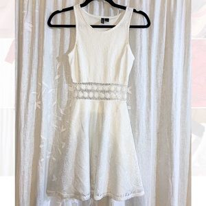 White boho dress